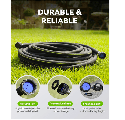 RAINPOINT 1/2'' Soaker Hose 75ft for Garden