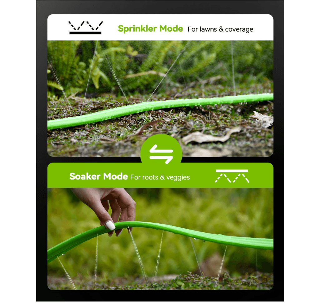 RAINPOINT Sprinkler Hose with Holes 150FT(50FT, 3Pack)