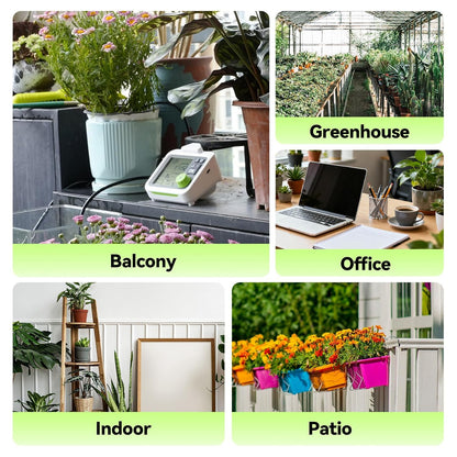 RAINPOINT Large Display Automatic Plant Waterer Indoor for Up to 10-15 Pot Plants