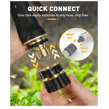 RAINPOINT Garden Hose Nozzle,Grey