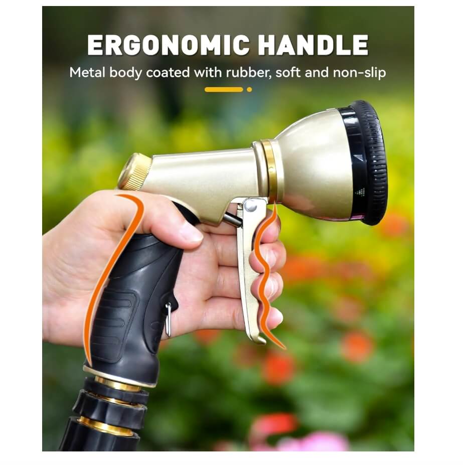 RAINPOINT Garden Hose Nozzle,Grey