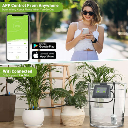 RainPoint WiFi Water Tank Pump Timer, WiFi Automatic Watering System