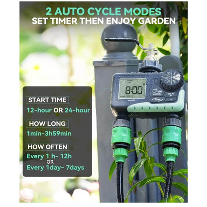 RAINPOINT 2 Zone Sprinkler Timer - 2pcs