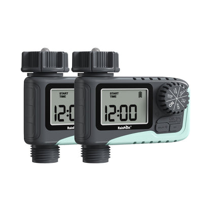 2-Pack RainPoint Sprinkler Timer,1 Outlet