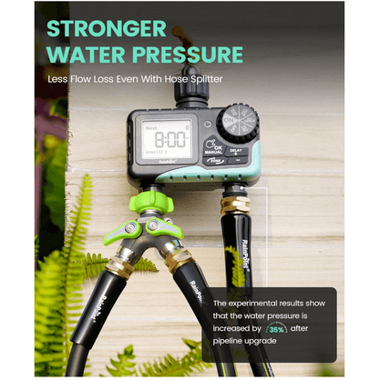 RainPoint 2 Outlet Digital Hose Timer for Automatic Garden Watering
