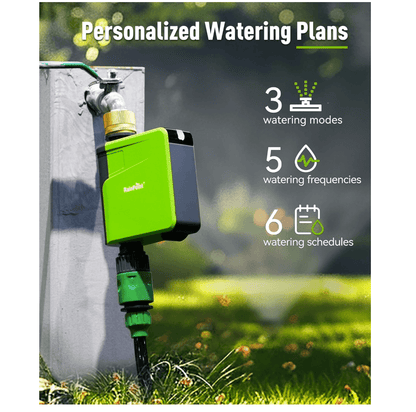RainPoint Brass Inlet Smart Sprinkler Timer for Watering