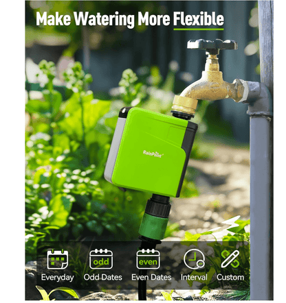 RainPoint Brass Inlet Smart Sprinkler Timer for Watering