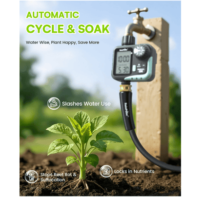 RAINPOINT Cycle & Soak Water Timer for Garden Hose